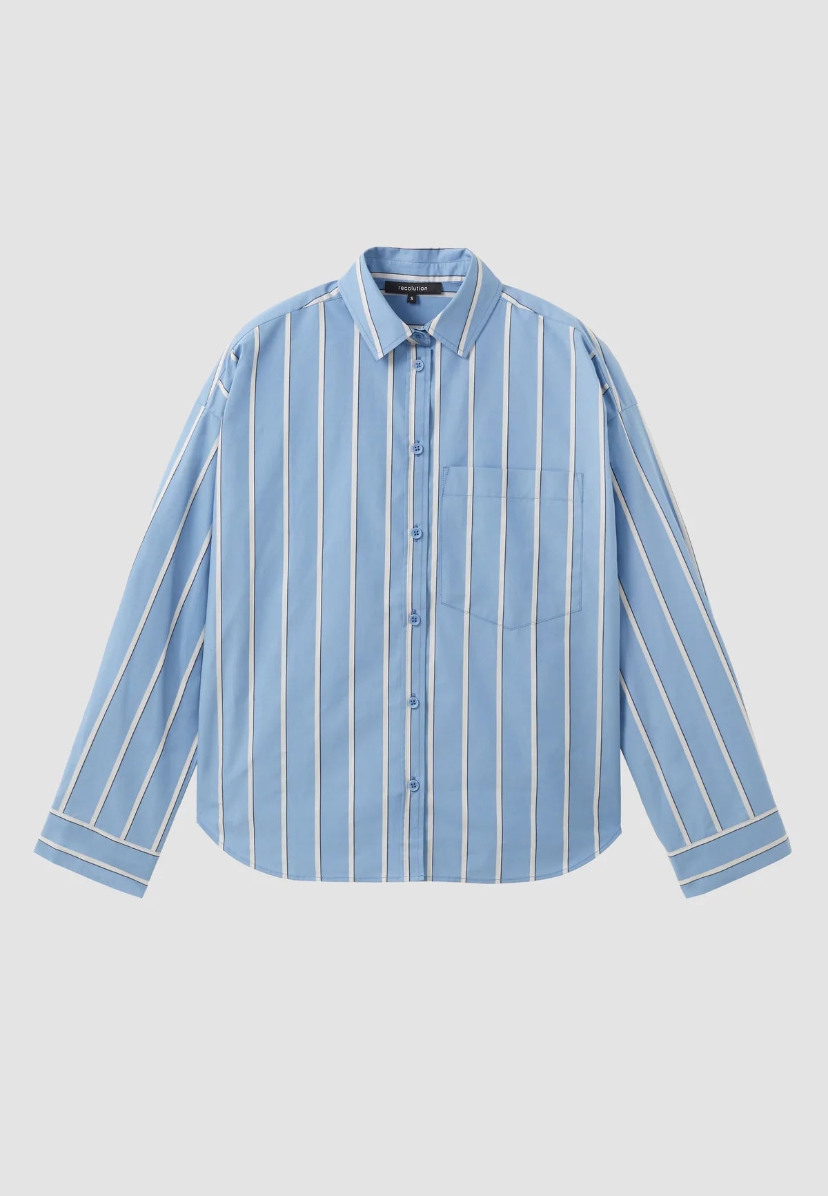 Recolution Bluse Forsynthia Stripes aus Bio-Baumwolle