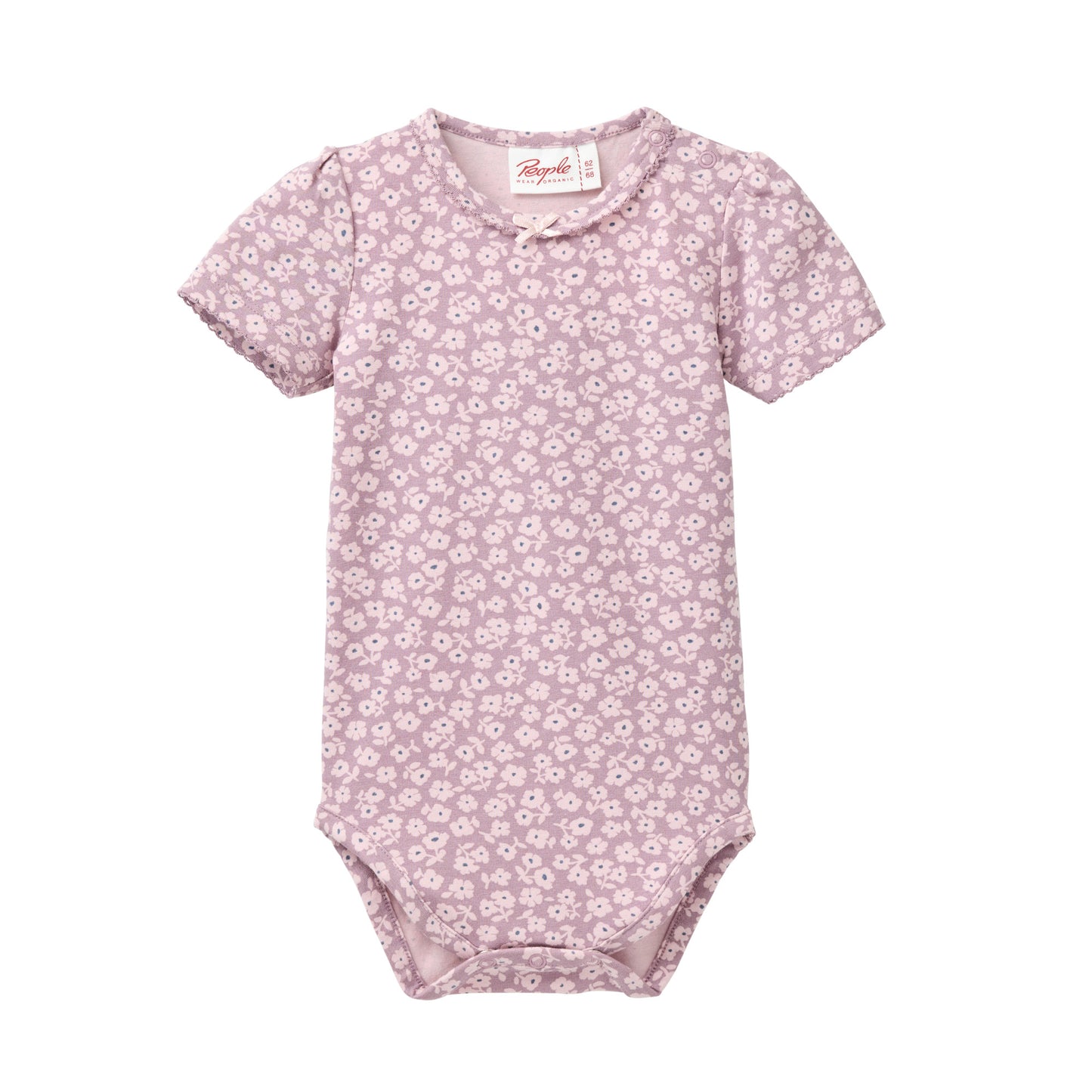 People wear organic kurzarm Body rosa Blumen