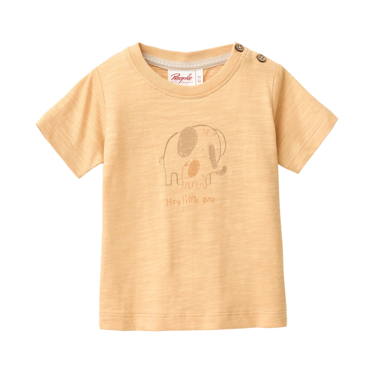 People wear organic kurzarm Shirt Elefant honiggelb