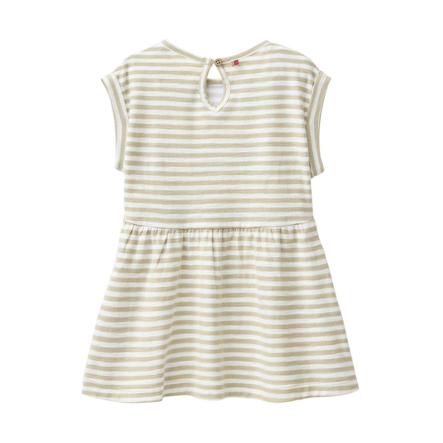 People wear organic kurzarm Kleid Streifen grün Erdbeere