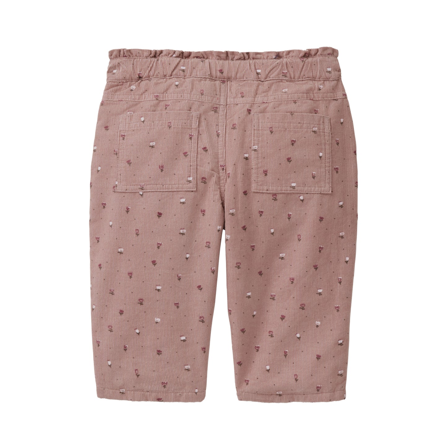 People wear organic Feinkord Hose Blümchen Bio-Baumwolle