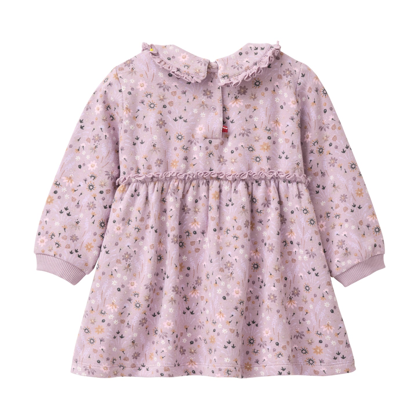 People wear organic langarm Kleid Blumen violett
