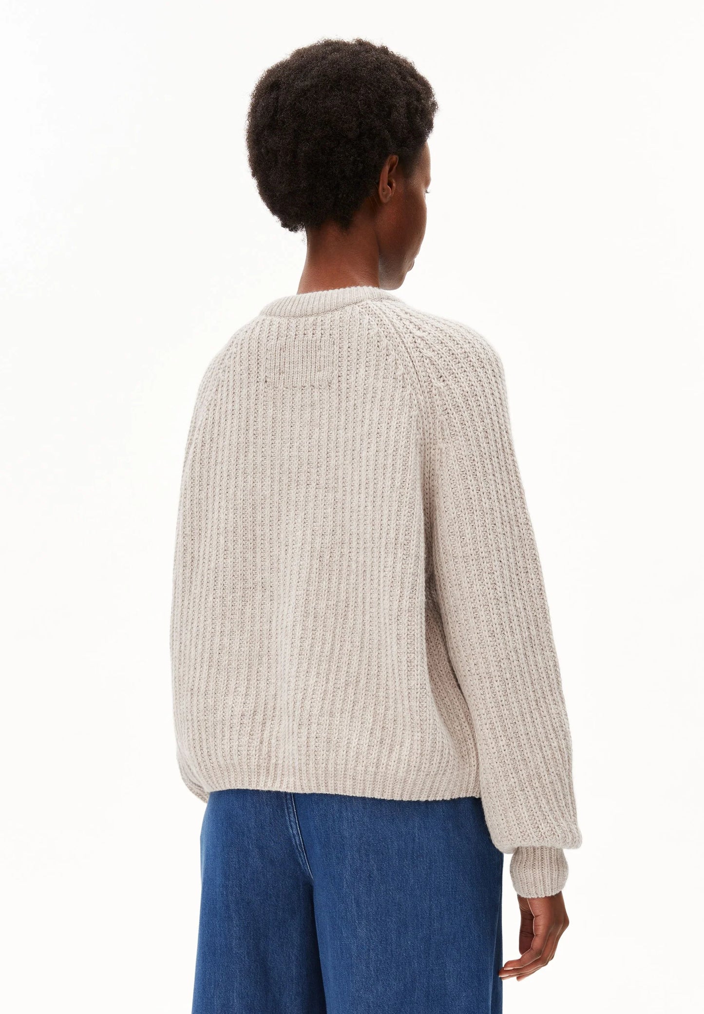 Armedangels Rippstrick Cardigan aus Bio-Wolle und Bio-Baumwolle