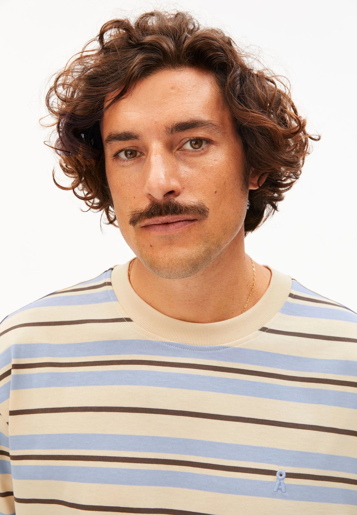 Armedangels Shirt Maarkos Stripes Bio-Baumwolle