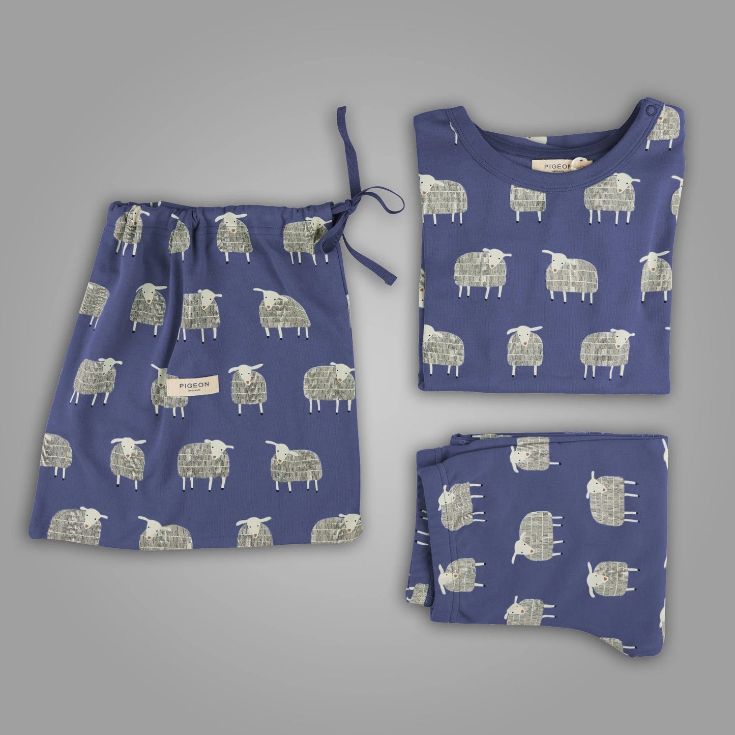 Pigeon Pyjama in a bag