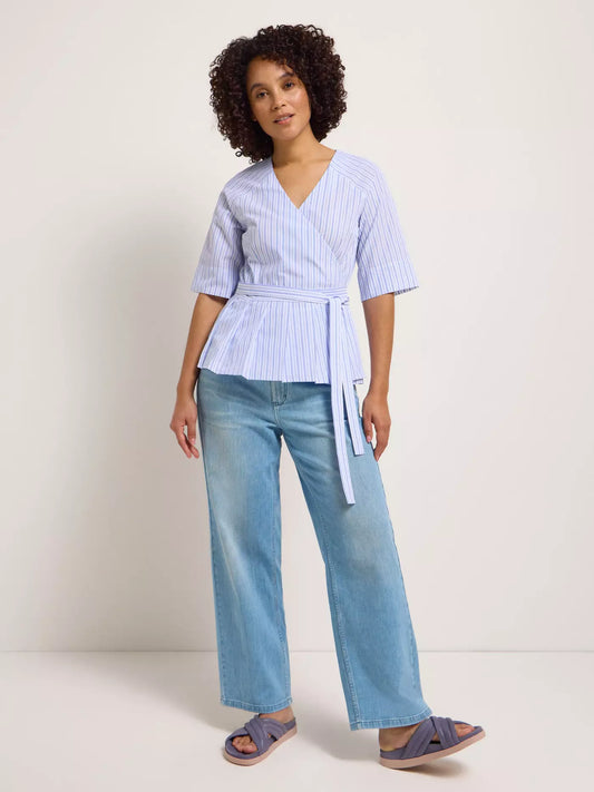 Lanius Wickelbluse Streifen