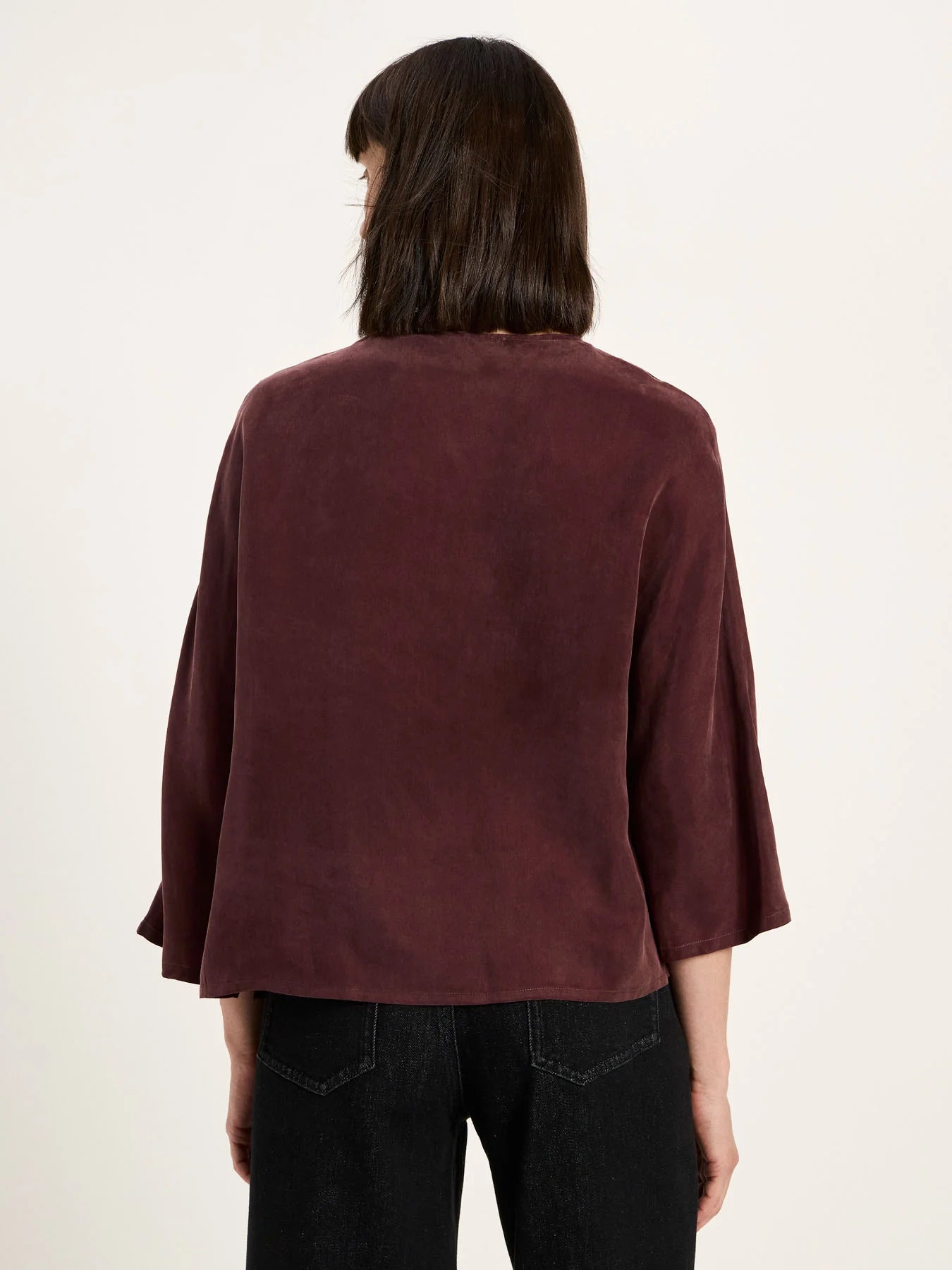 Lanius 3/4 Arm Bluse aus Bemberg™ Cupro