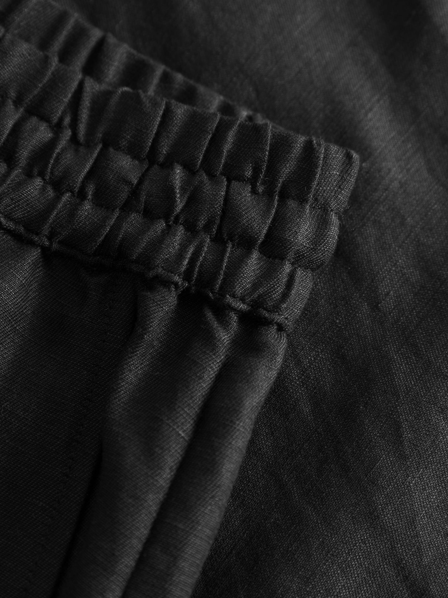 KnowledgeCotton Apparel Linen mix elastic waist shorts - GOTS/Vegan