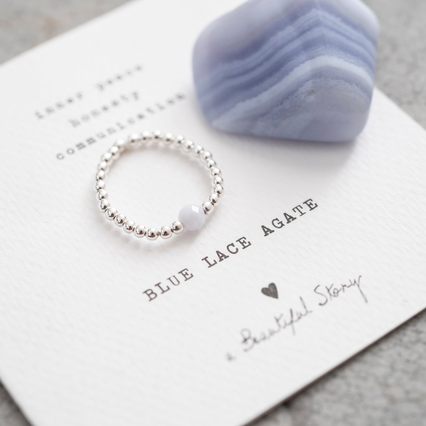a Beautiful Story Ring silber