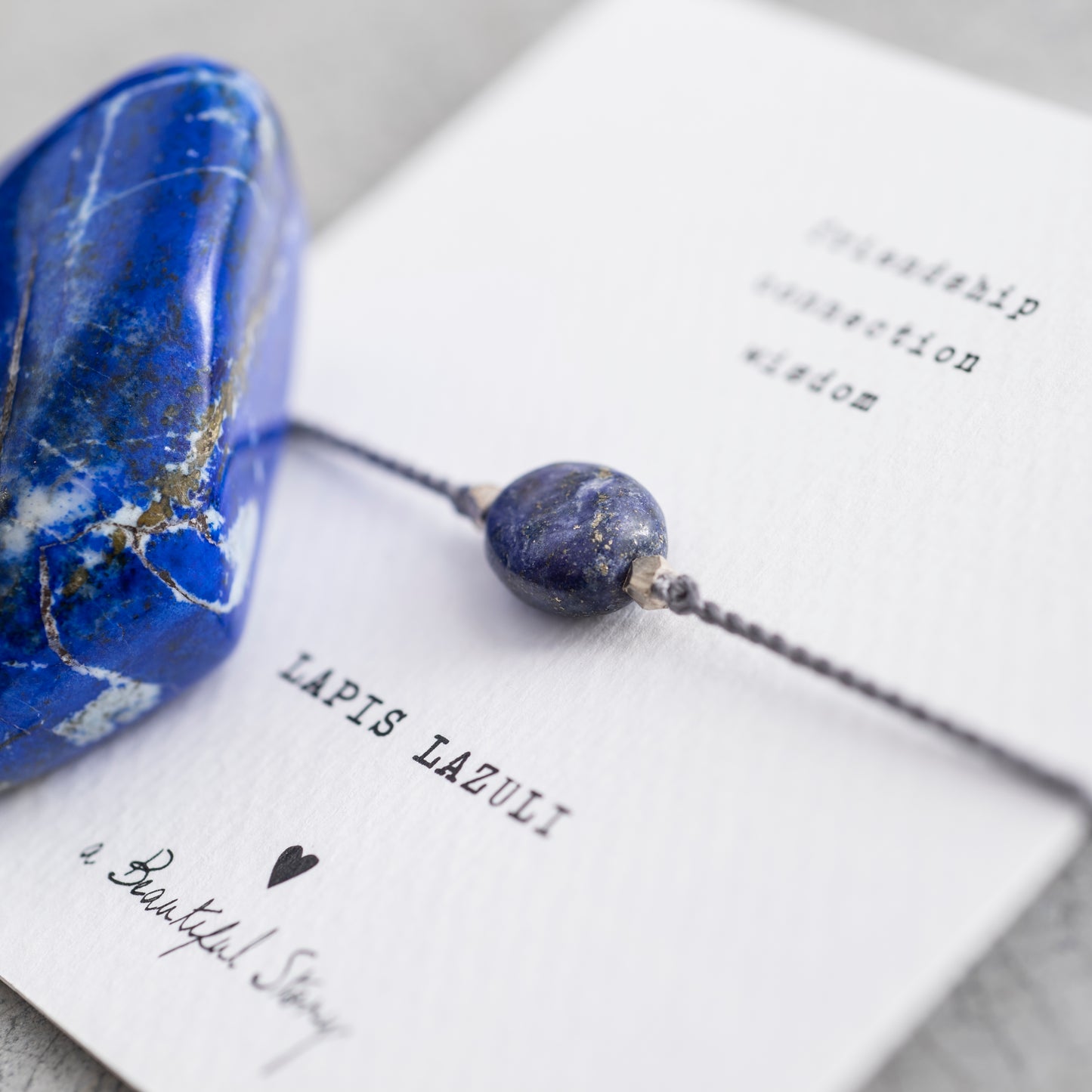 a Beautiful Story Gemstone Card