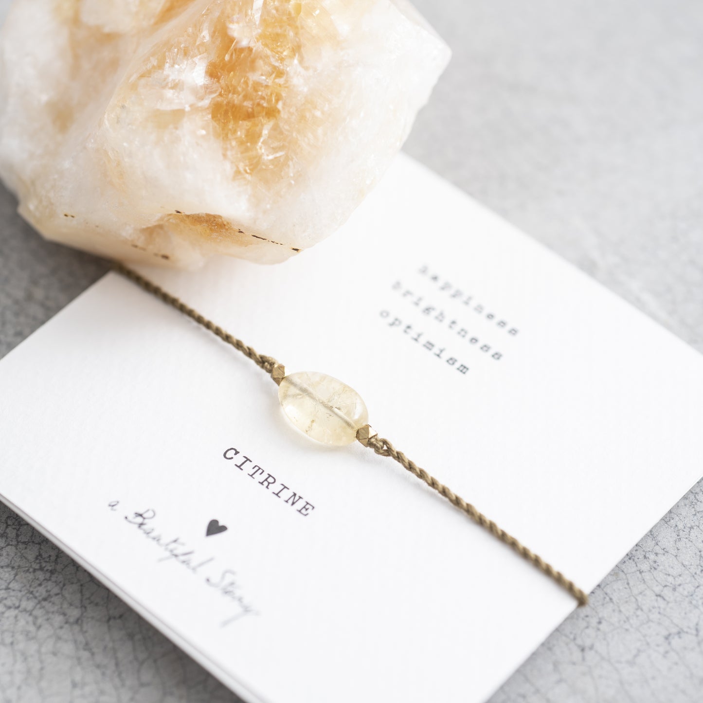 a Beautiful Story Gemstone Card