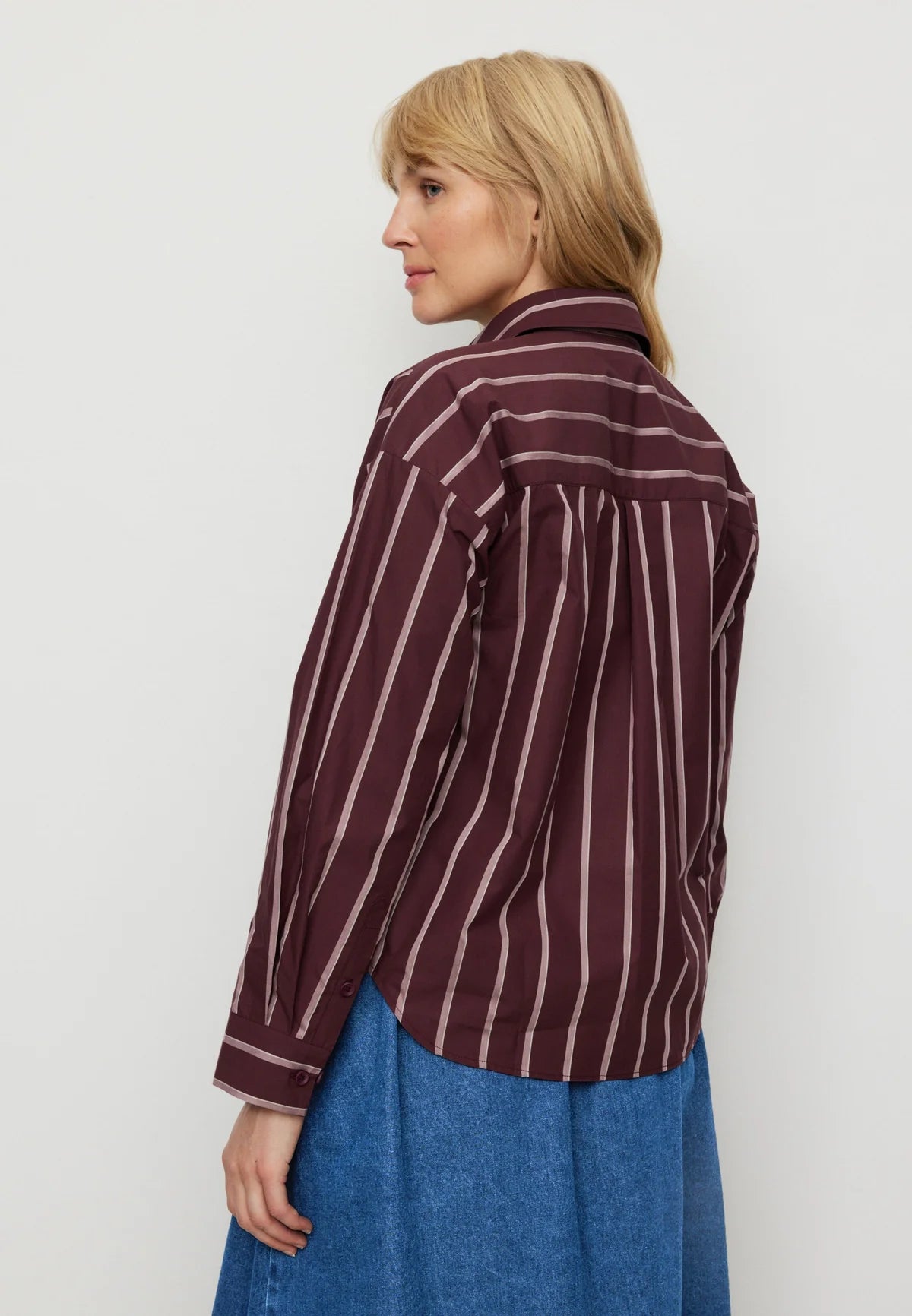 Recolution Bluse Forsynthia Stripes aus Bio-Baumwolle