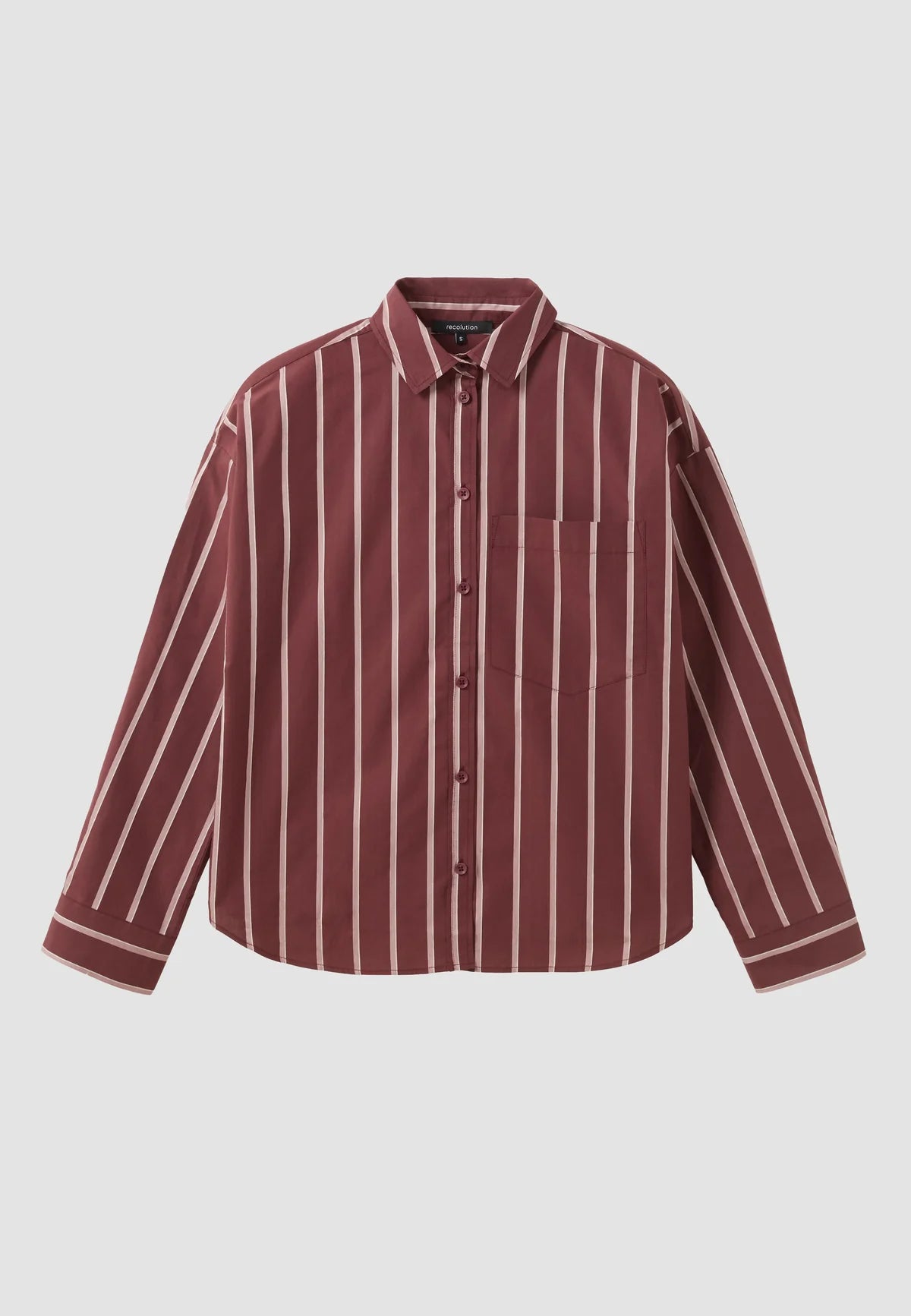 Recolution Bluse Forsynthia Stripes aus Bio-Baumwolle