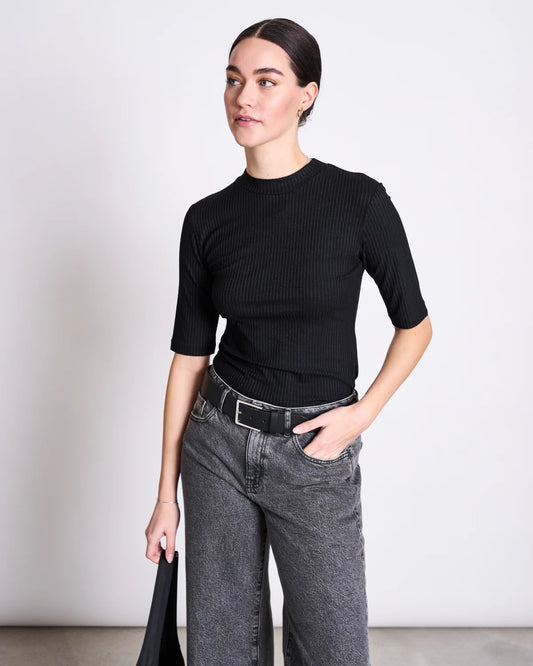 Jan'n June Rib Shirt Nina aus Tencel-Lyocell-Mix