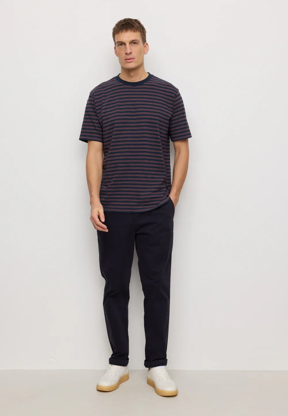 Recolution Shirt Delonix Stripes aus Bio-Baumwolle