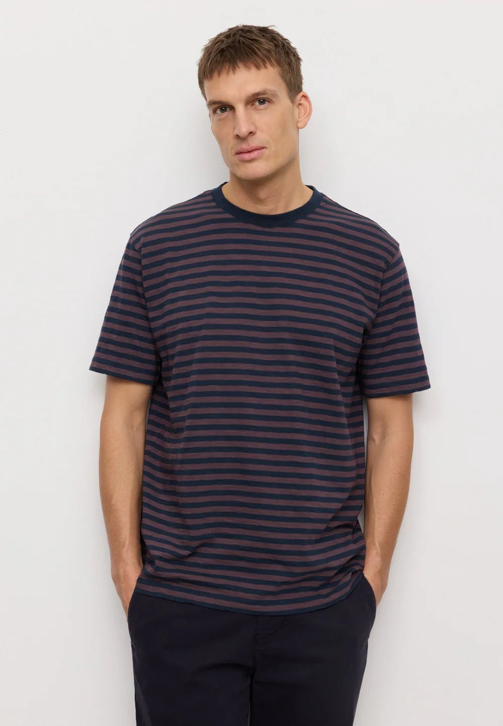Recolution Shirt Delonix Stripes aus Bio-Baumwolle
