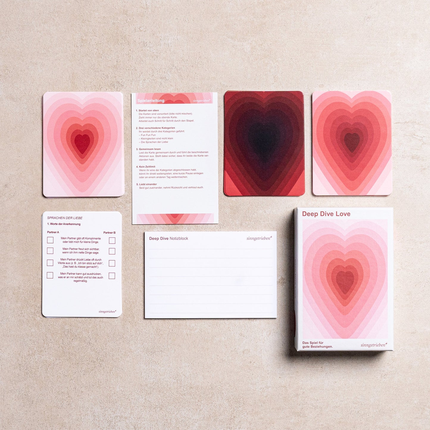 Sinngetrieben Kartenset Deep Dive Love