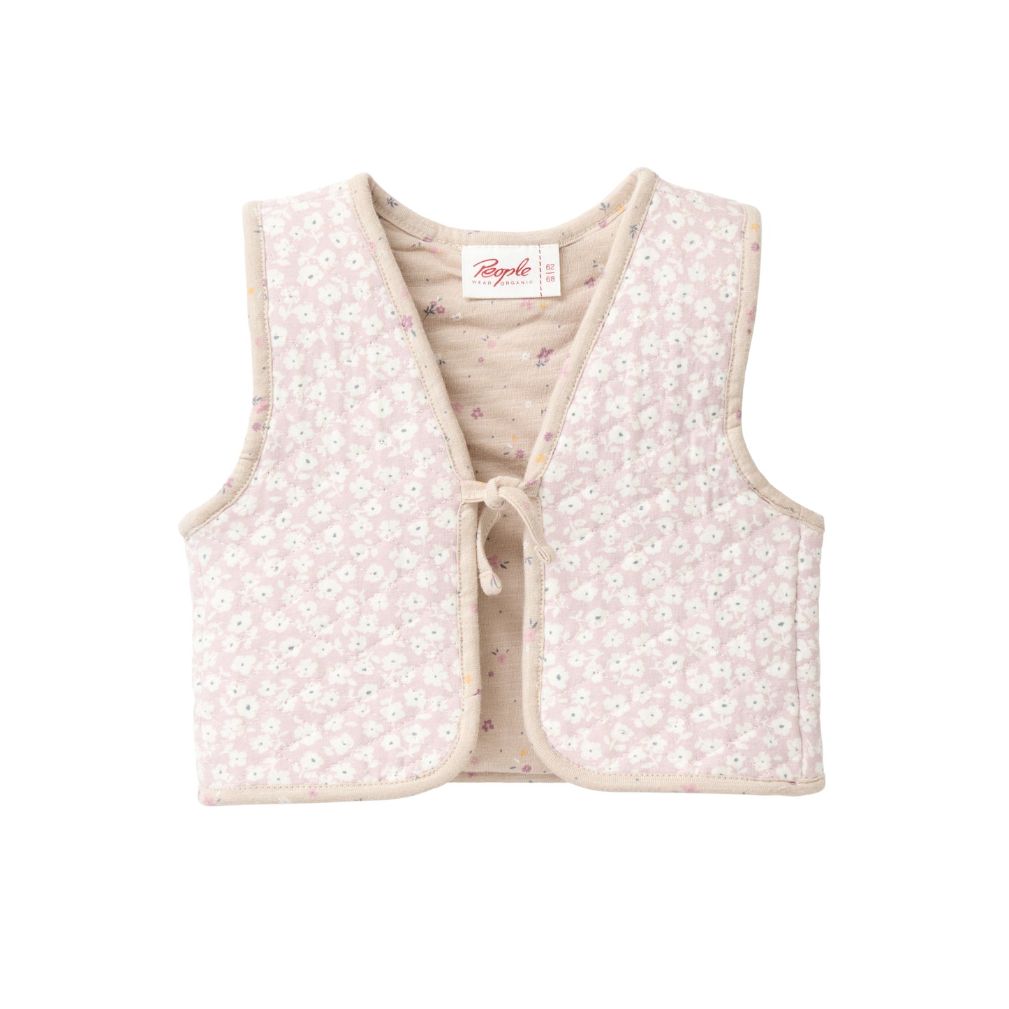 People wear organic Steppweste zum wenden