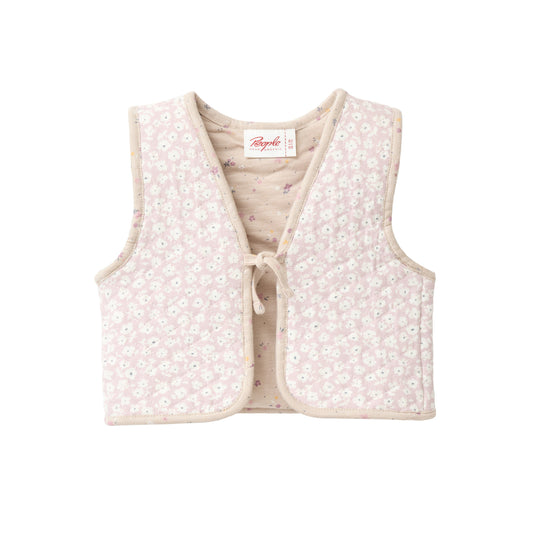 People wear organic Steppweste zum wenden