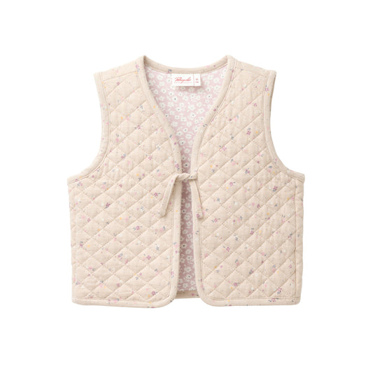 People wear organic Steppweste zum wenden