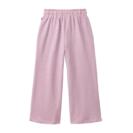 People wear organic Kinder Sweathose dunkelmalve