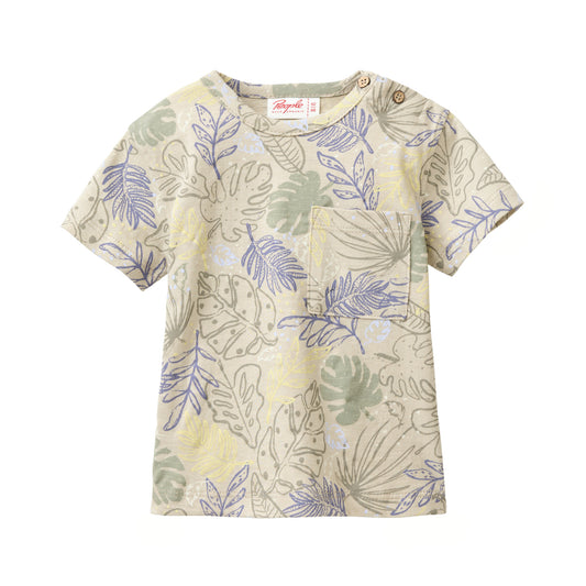 People wear organic kurzarm Shirt Blätter khaki