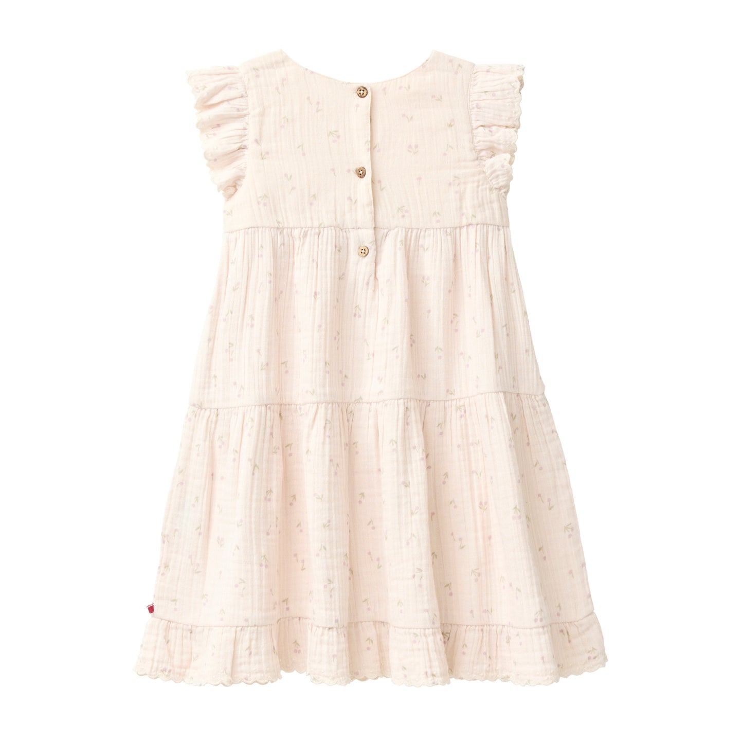People wear organic Musselin Kleid natur Kirschen