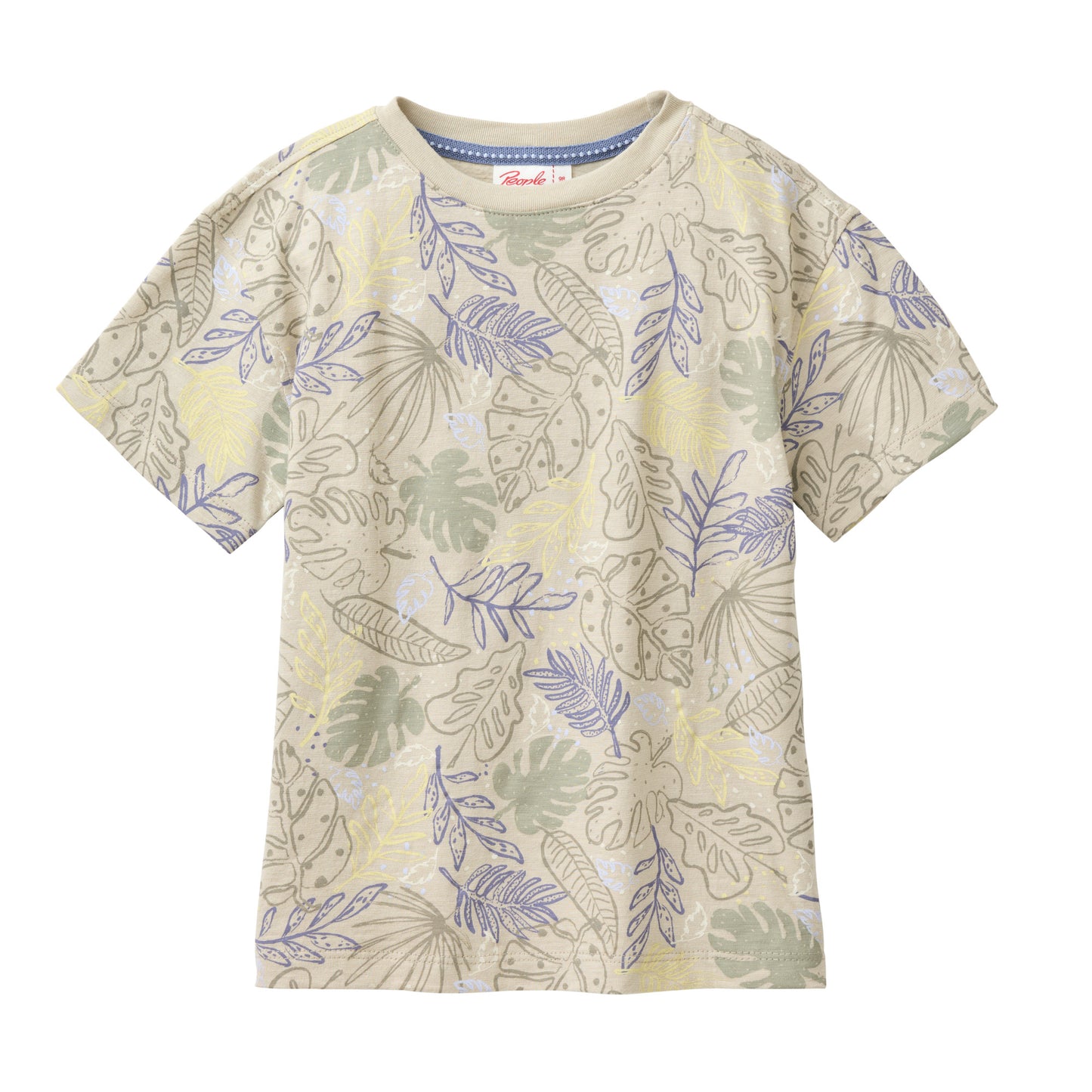 People wear organic kurzarm Shirt Blätter khaki