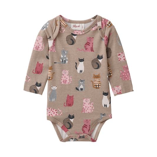 People wear organic langarm Body Katzen Bio-Baumwolle
