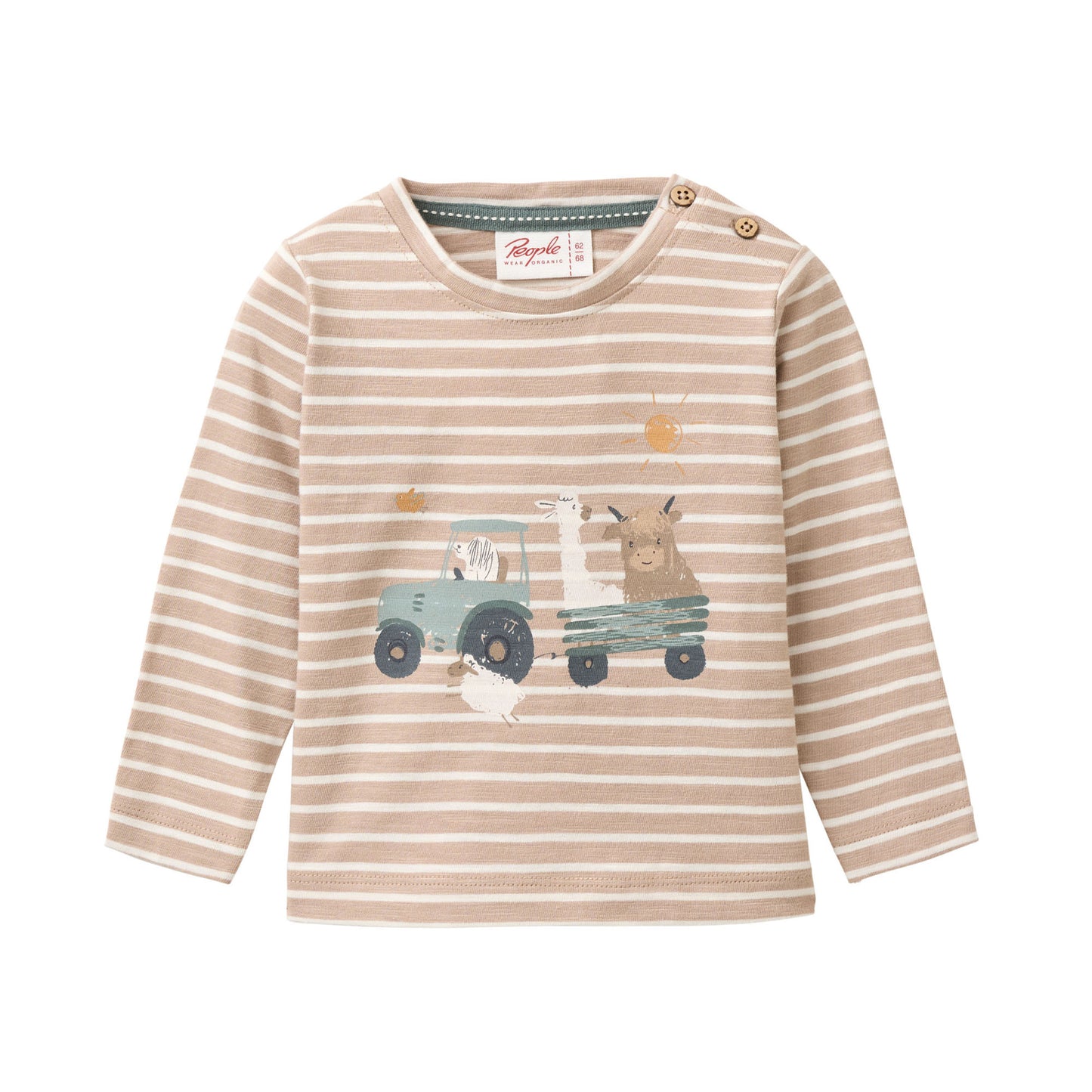 People wear organic langarm Shirt Traktor Bio-Baumwolle
