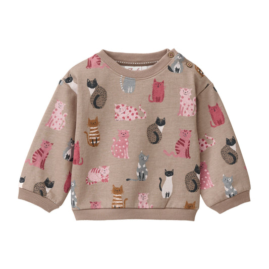 People wear organic Sweat Pullover Katze/Hund Bio-Baumwolle
