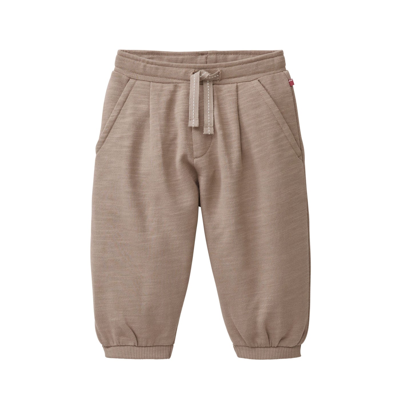 People wear organic Sweat Hose beige Bio-Baumwolle