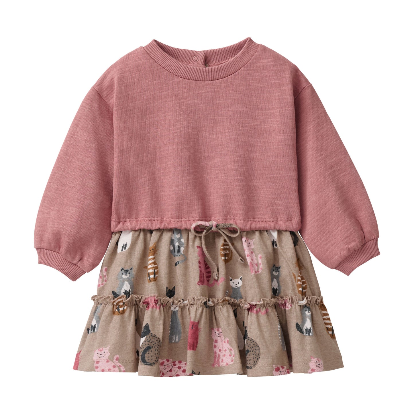 People wear organic Sweat Kleid Katzen Bio-Baumwolle