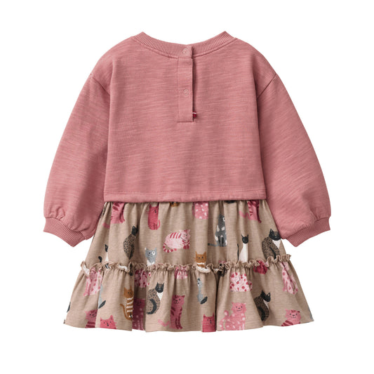 People wear organic Sweat Kleid Katzen Bio-Baumwolle