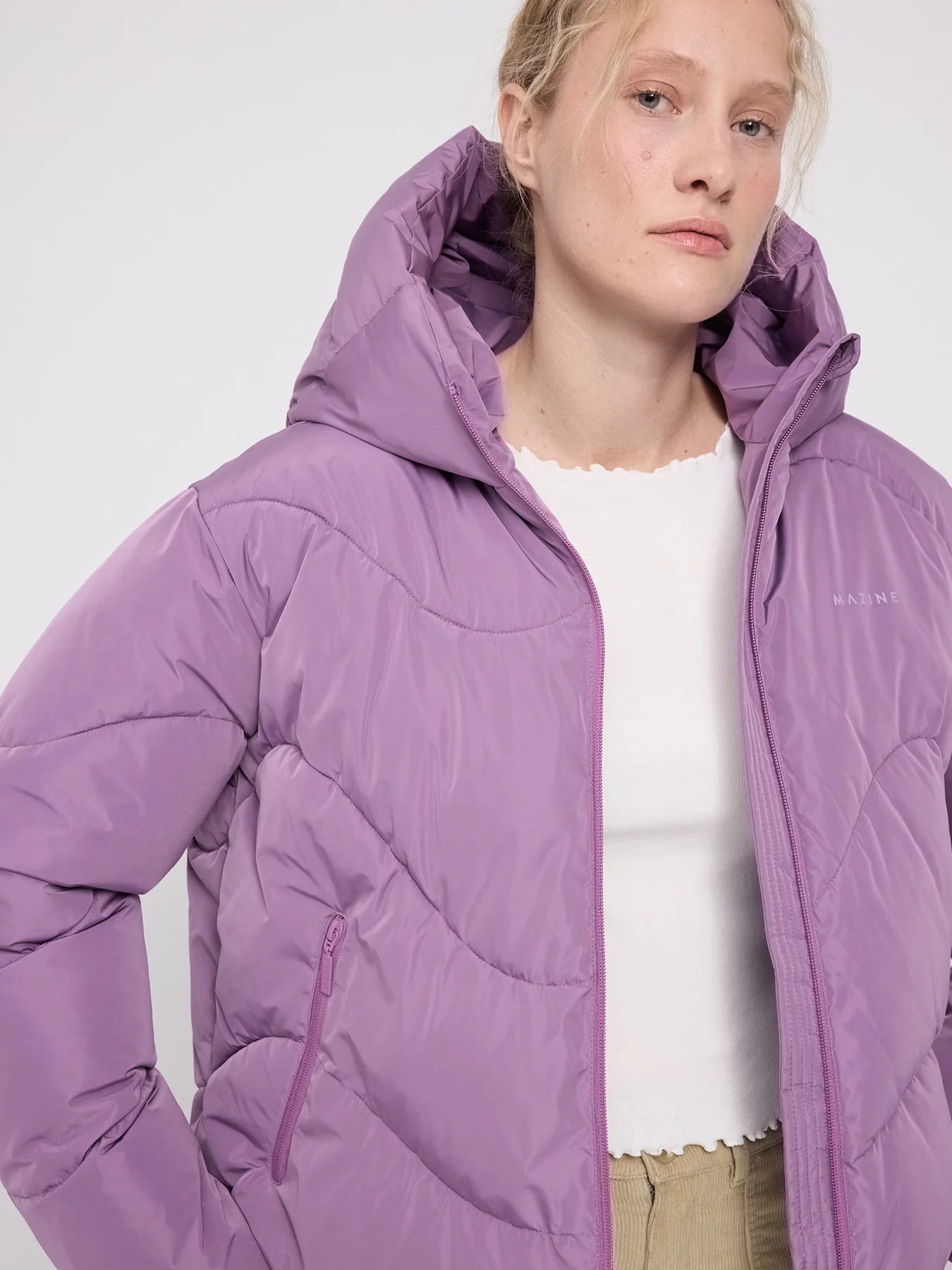 Mazine Jacke Waves Quilt Short Puffer