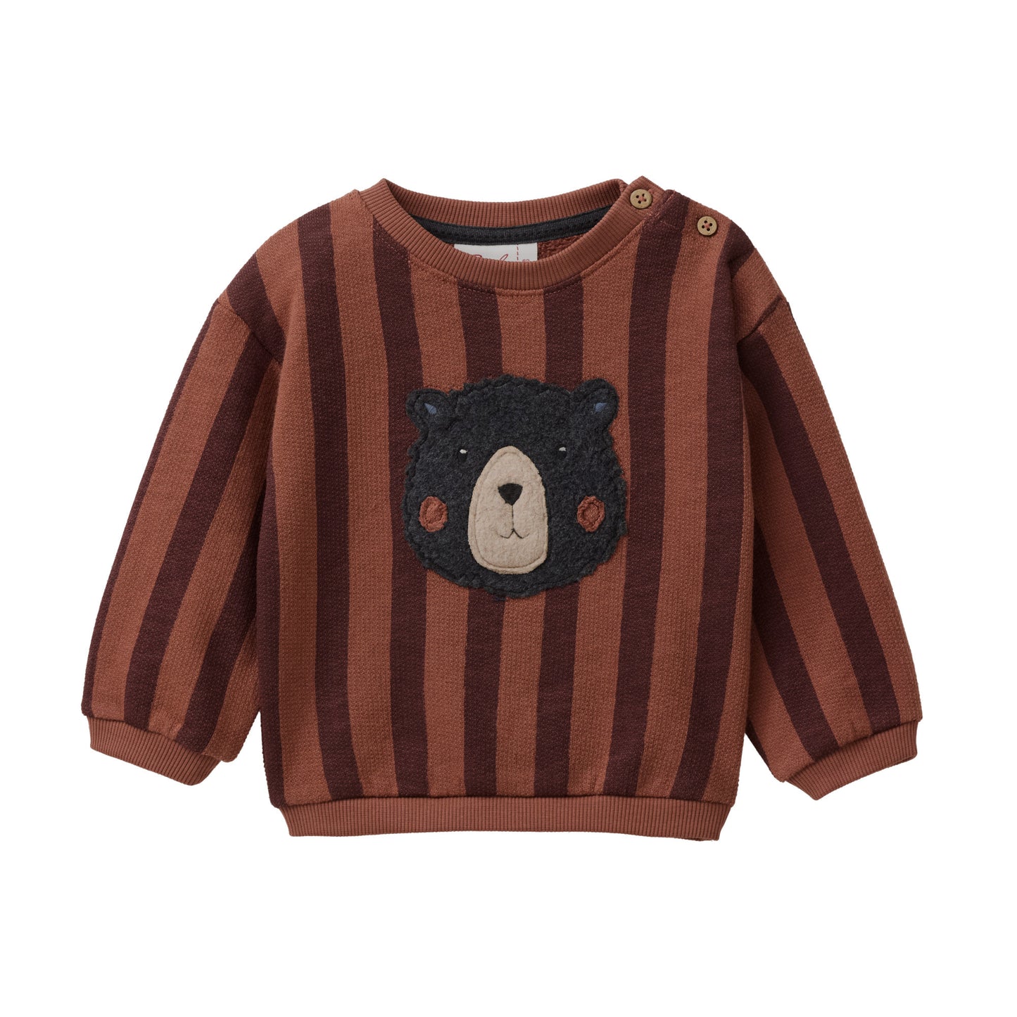People wear organic Sweat Pullover Blockstreifen