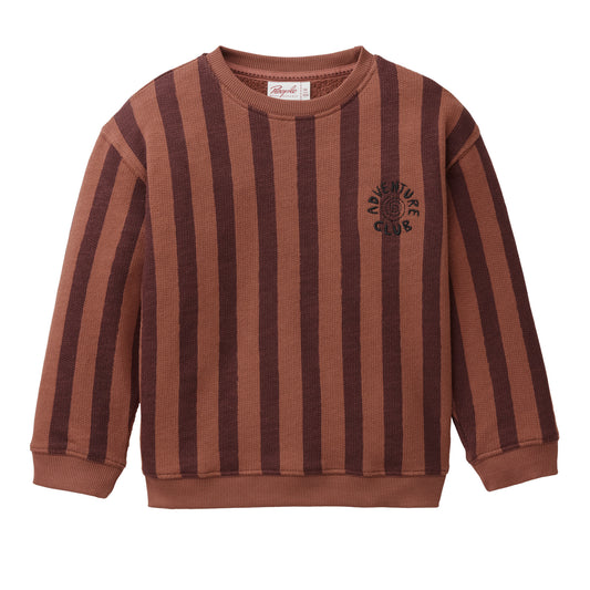 People wear organic Sweat Pullover Blockstreifen