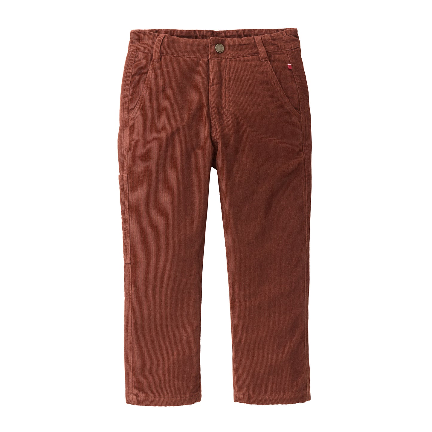 People wear organic Kord Hose mahagoni