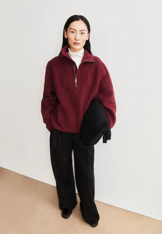 Armedangels Sweater Haarleenaa Baumwoll-Fleece
