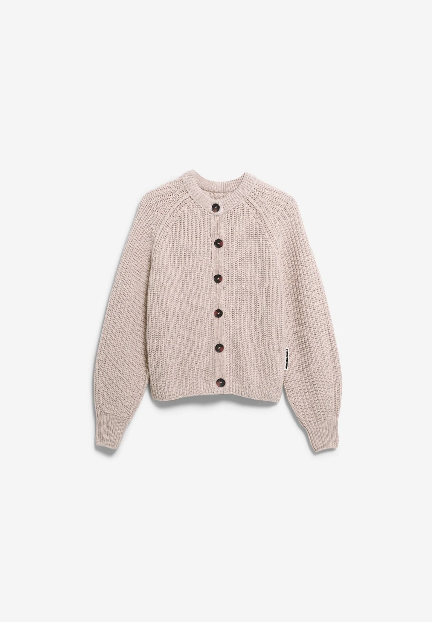 Armedangels Rippstrick Cardigan aus Bio-Wolle und Bio-Baumwolle