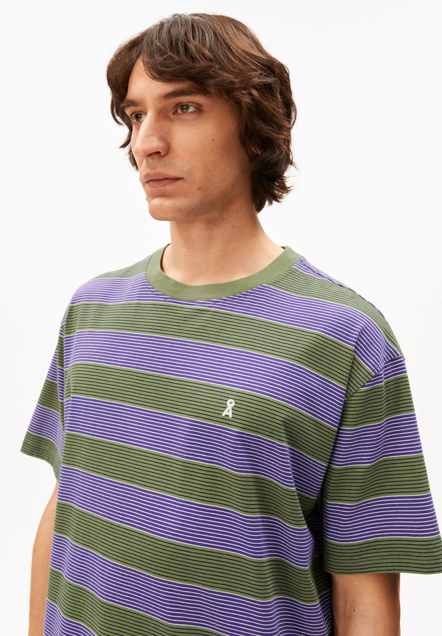 Armedangels Shirt Maarkos Multi Stripes