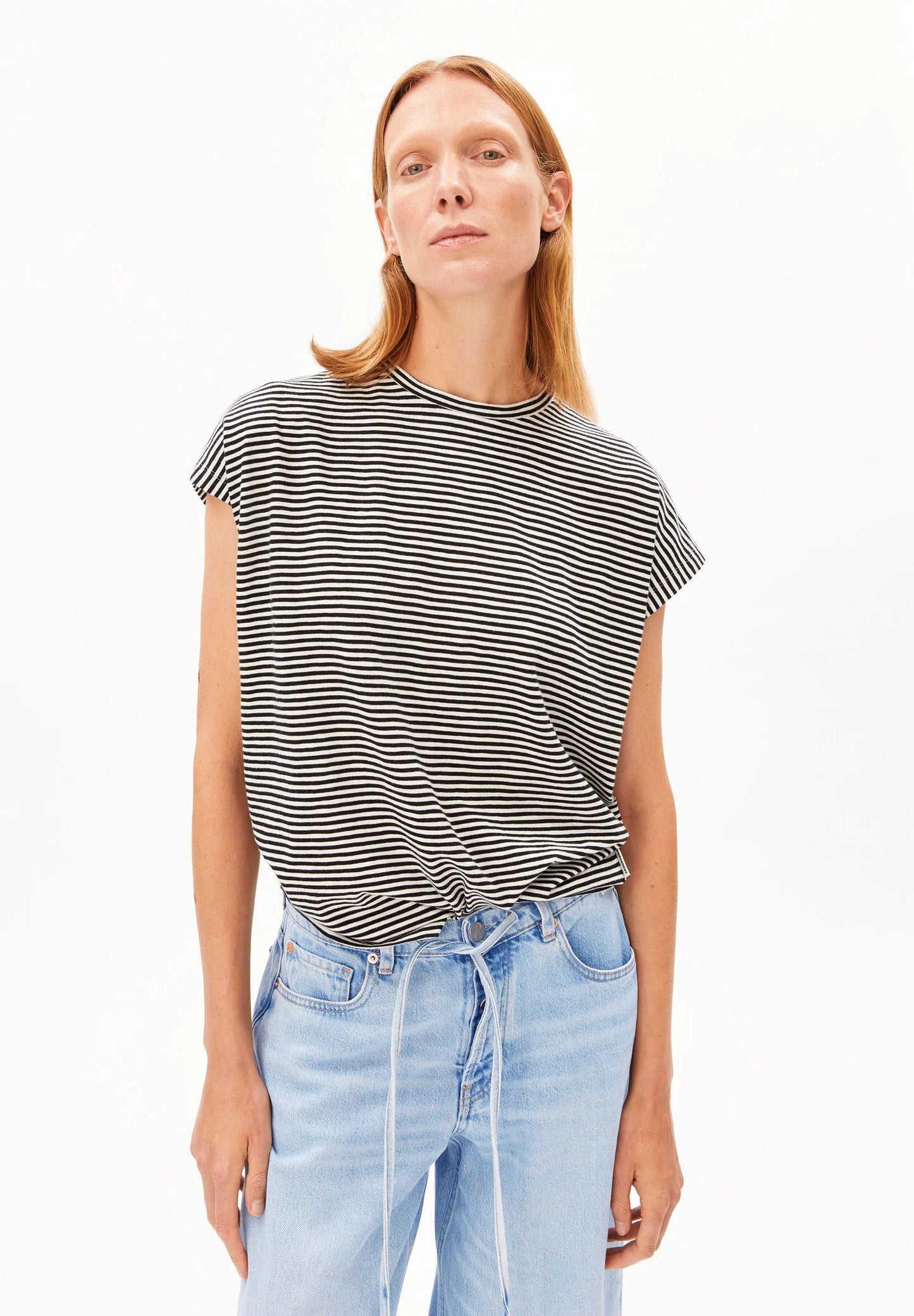 Armedangels Shirt Slub Jersey Stripe