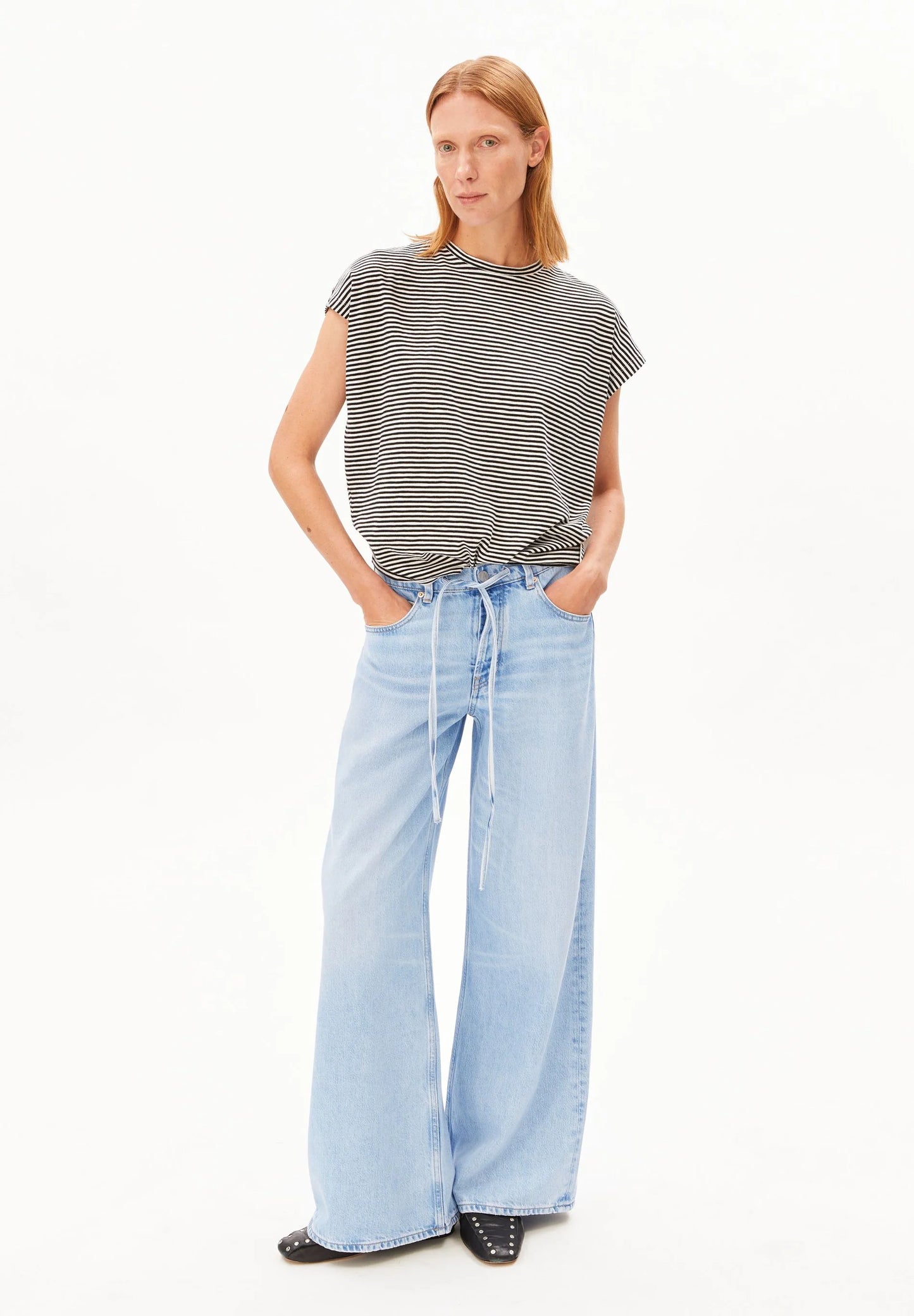 Armedangels Shirt Slub Jersey Stripe
