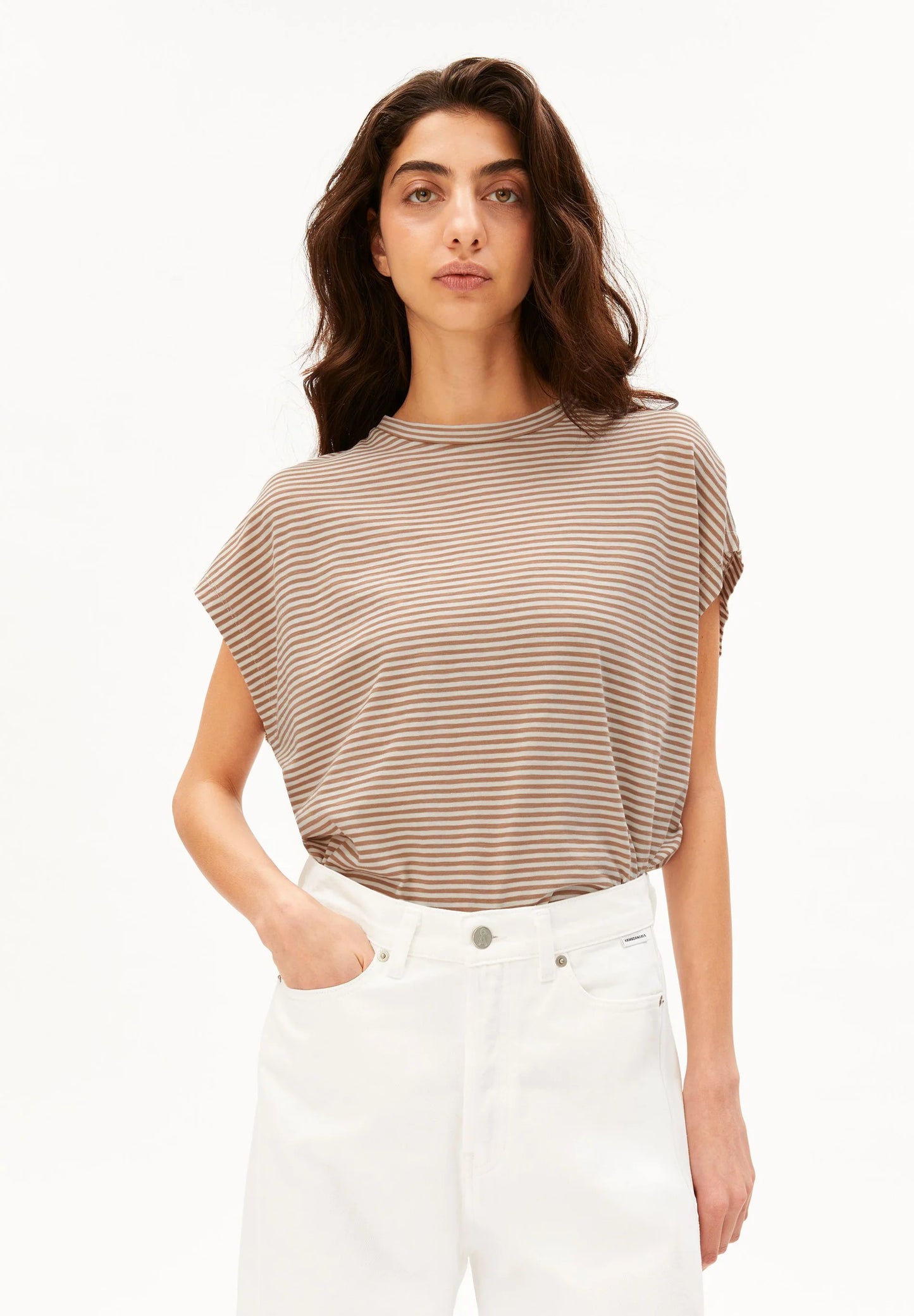 Armedangels Shirt Slub Jersey Stripe