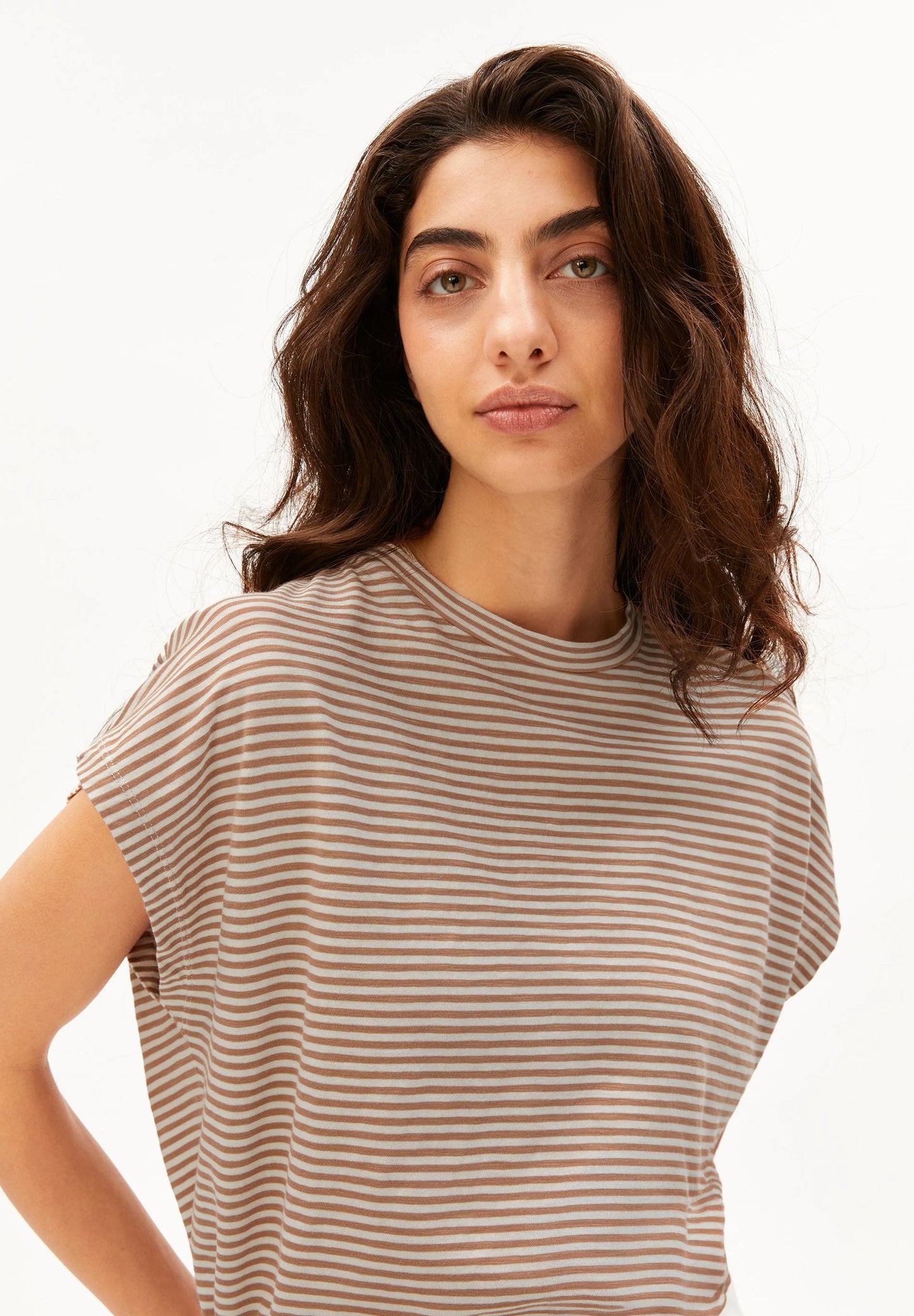 Armedangels Shirt Slub Jersey Stripe