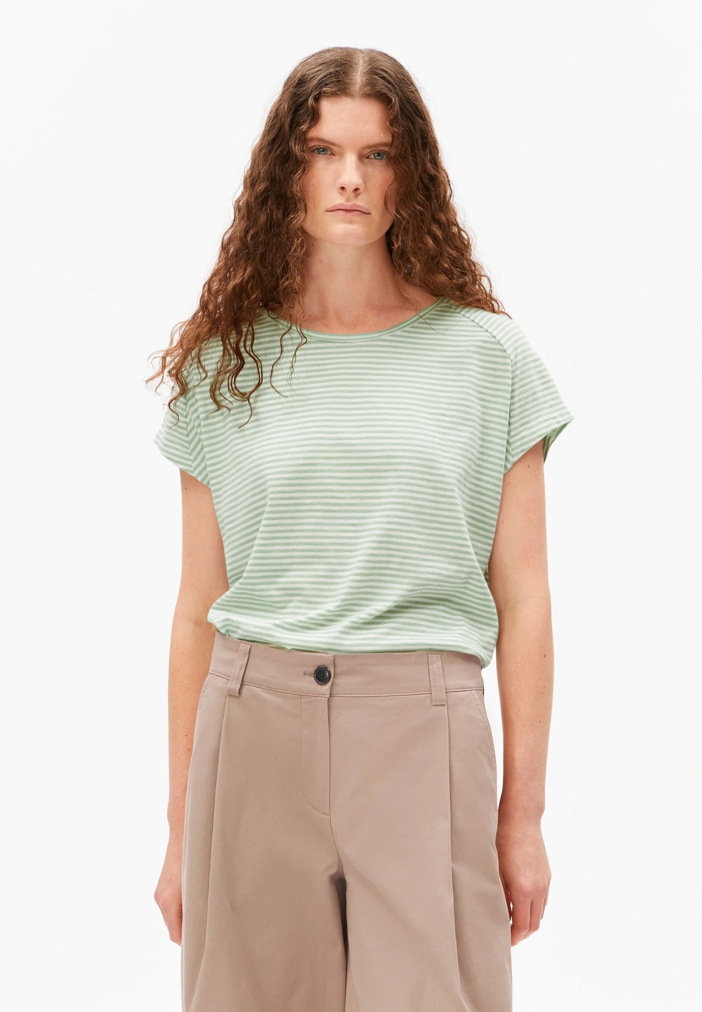 Armedangels Shirt Slub Jersey Stripe