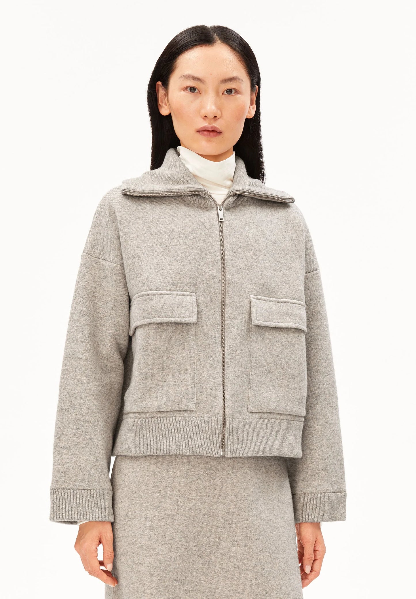 Armedangels Jacke aus Bio-Wolle und Bioi-Baumwolle