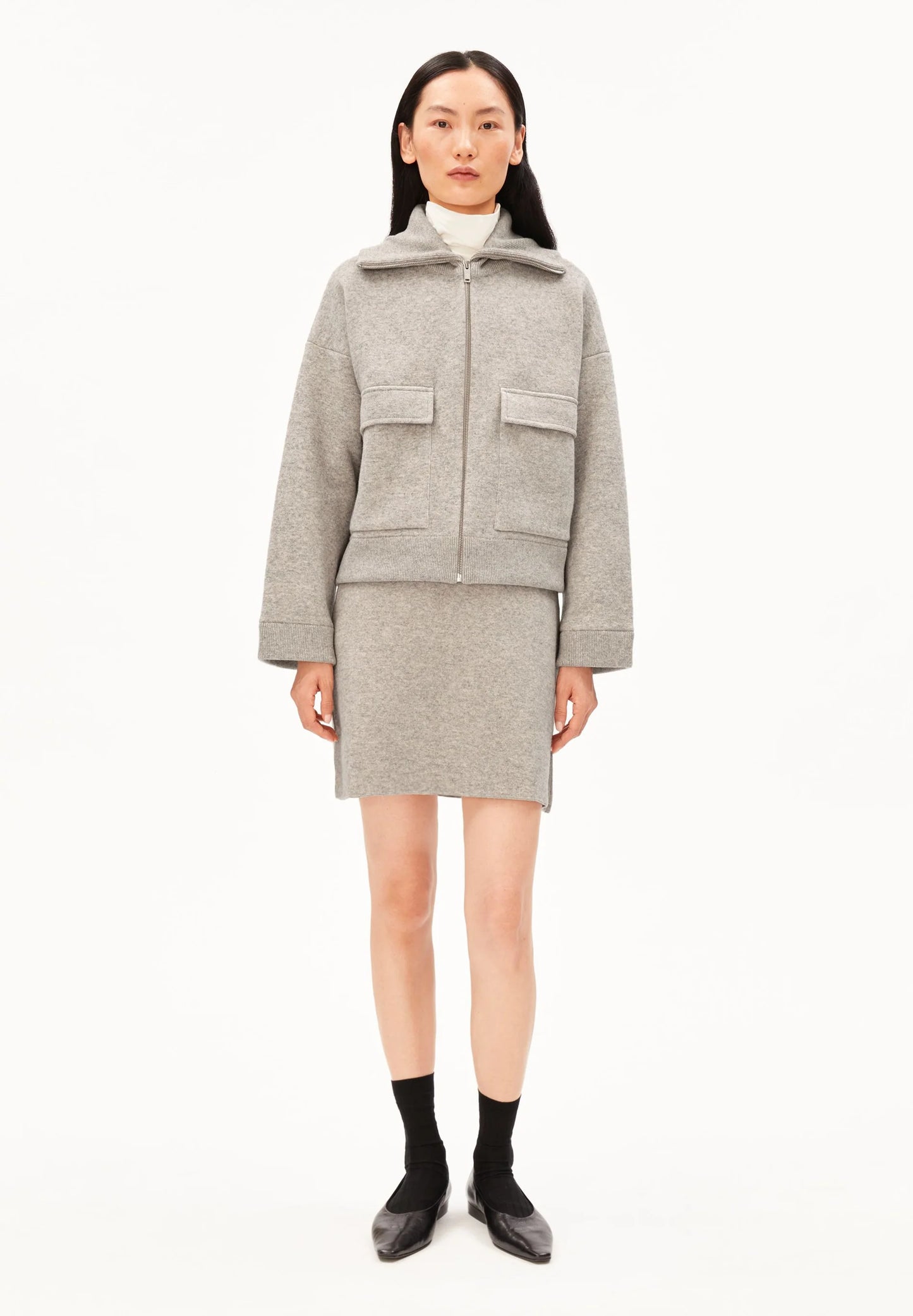 Armedangels Jacke aus Bio-Wolle und Bioi-Baumwolle