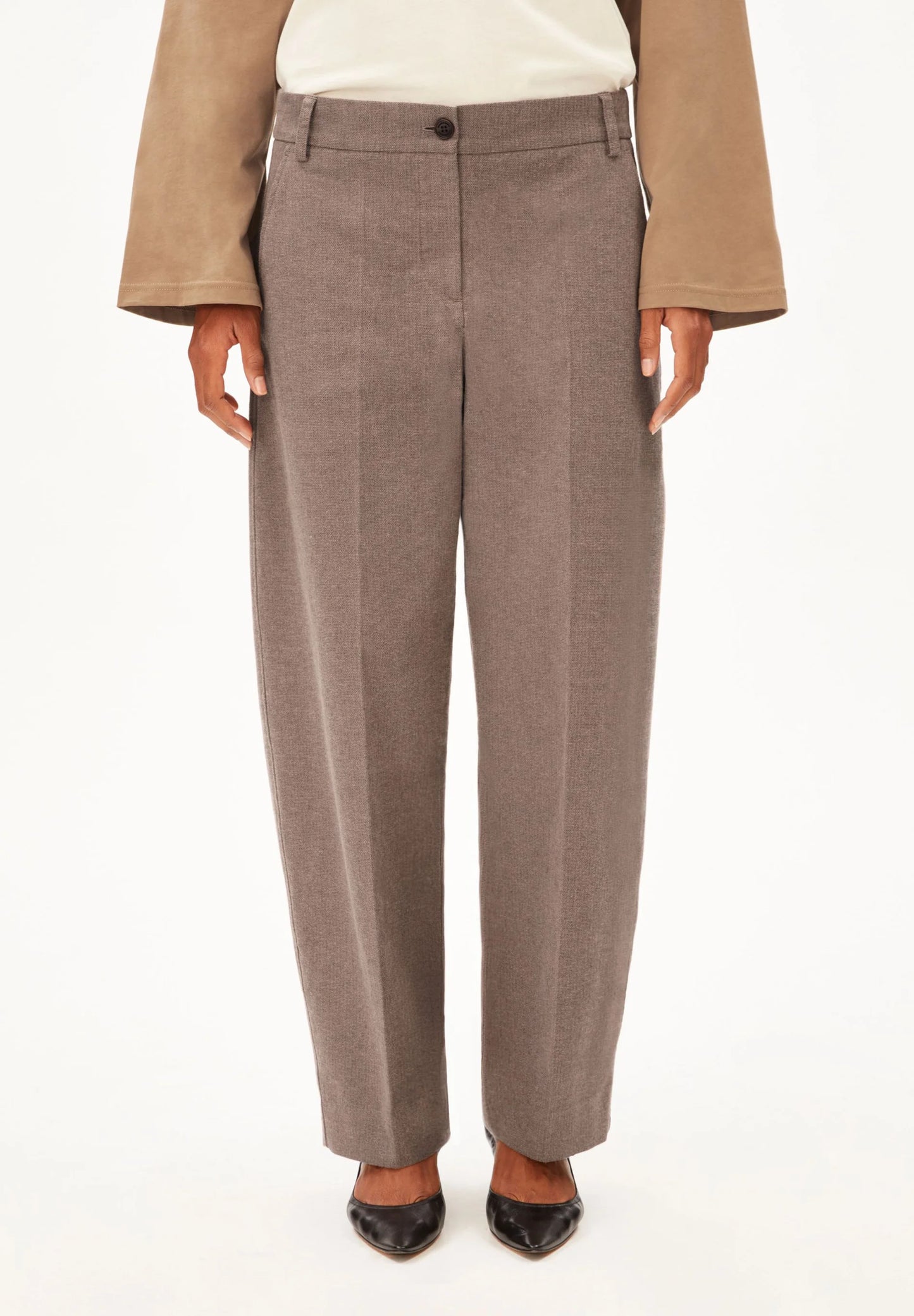 Armedangels Herringbone Barrel Hose Bio-Baumwoll Mix