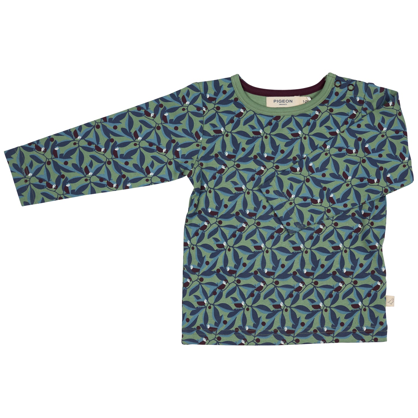 Pigeon langarm Shirt (AOP)
